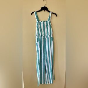 Cat & Jack girls cotton jumpsuit with open tie back